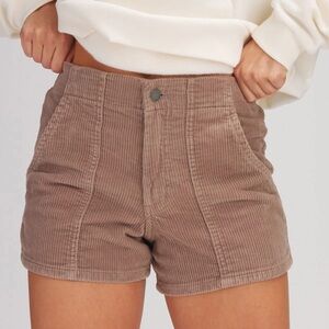 Women's Corduroy Shorts in Brown
